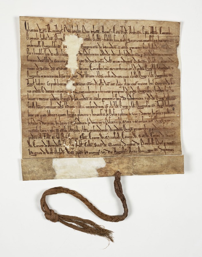 Huntingdon Borough Charter, 1205