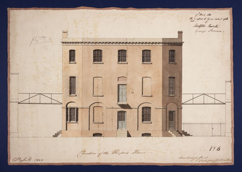 Cambridge Prison: elevation of the keeper