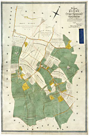 West Wickham parish inclosure map, 1812